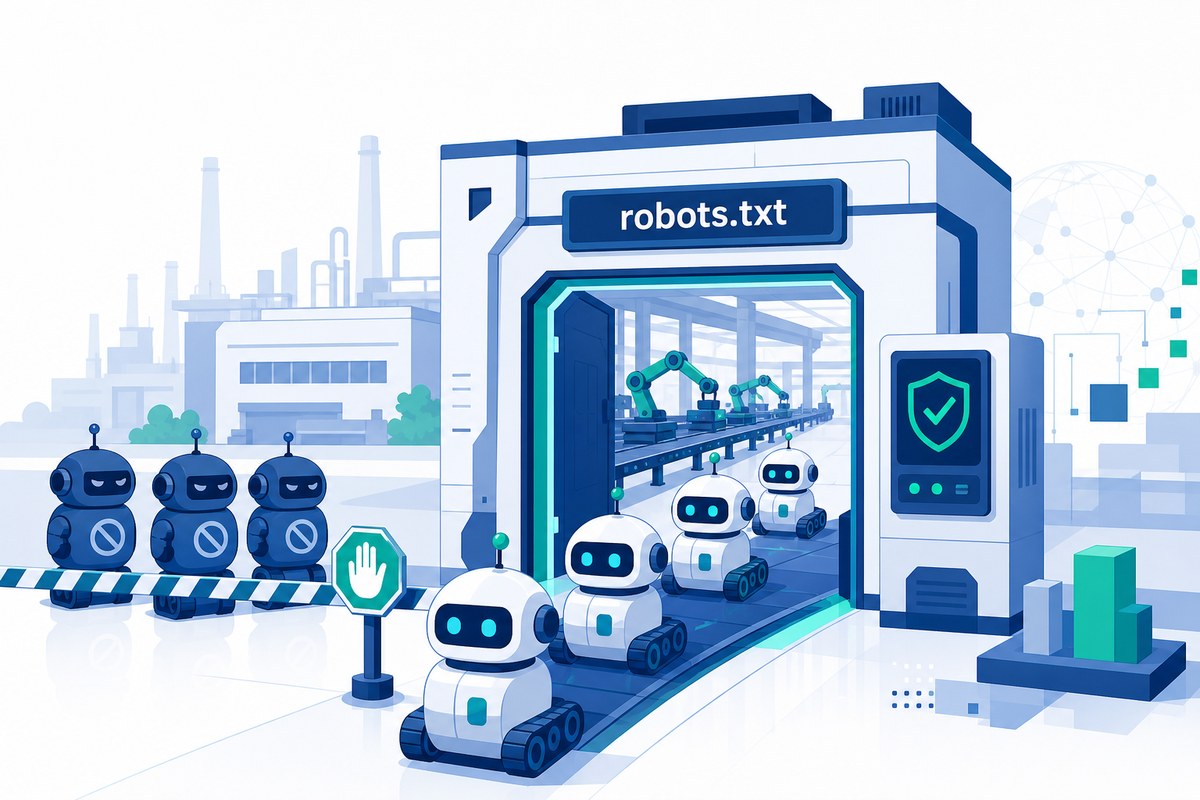 制造业官网 robots.txt 怎么写？别让 AI 爬虫进不了门