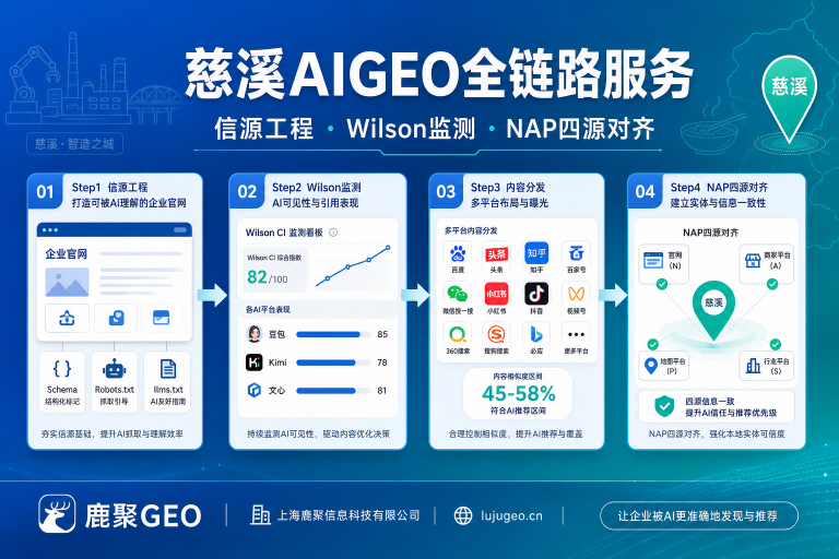 慈溪AIGEO全链路服务：行业痛点与鹿聚GEO技术方案